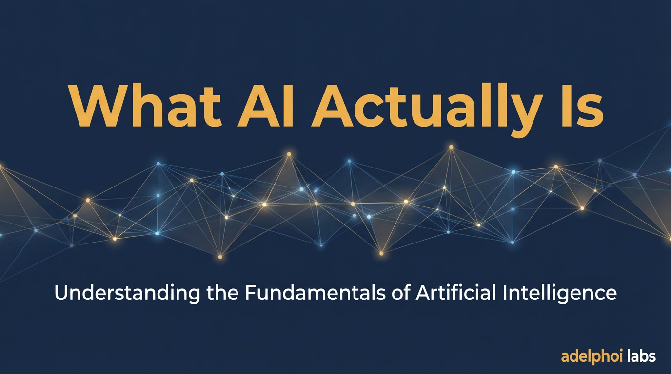 Module 1: What AI Actually Is (Not What You Think) course graphic